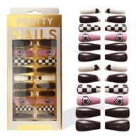 Hotové samolepiace tipy na predlžovanie nechtov PRESS ON NAILS 24 ks Hotové samolepiace tipy na predlžovanie nechtov PRESS ON NAILS 24 ks