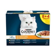 Purina Gourmet Perle Mini Filety Mokré krmivo pre mačky MIX CHUŤ