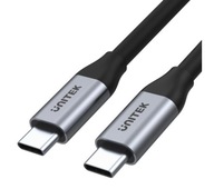 Kábel Unitek C14082ABK USB-C - USB-C 100W 1m čierny Kábel Unitek C14082ABK USB-C - USB-C 100W 1m čierny