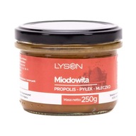 Krémový viackvetový nektárový med Łysoń 0,25 kg Krémový viackvetový nektárový med Łysoń 0,25 kg
