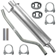 Stredový tlmič Opel Corsa C III 3 1.0 12V 00-06 Stredový tlmič Opel Corsa C III 3 1.0 12V 00-06