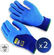 Tepelné ochranné rukavice polyester L 2 páry