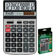 Kancelársky kalkulátor TOOR TR-1216, 12-miestny Kancelársky kalkulátor TOOR TR-1216, 12-miestny