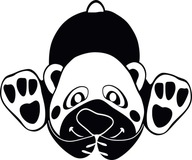 Nálepka na stenu pre bábätko 15 - Panda Nálepka na stenu pre bábätko 15 - Panda