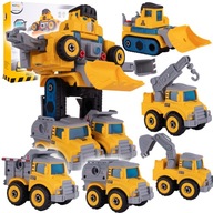 KONŠTRUKTOR KONŠTRUKCIE KONŠTRUKCIÍ ROBOT AUTÁ TRANSFORMÁCIE 5V1 KONŠTRUKTOR KONŠTRUKCIE KONŠTRUKCIÍ ROBOT AUTÁ TRANSFORMÁCIE 5V1
