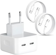 NABÍJAČKA pre IPHONE 15 IPHONE 15 KÁBLOVÝ 2X USB C 35W + 2 KÁBLE ZDARMA NABÍJAČKA pre IPHONE 15 IPHONE 15 KÁBLOVÝ 2X USB C 35W + 2 KÁBLE ZDARMA