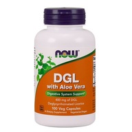 NOW FOODS DGL LIQUORICE ALOE VERA 100 kapsúl. NOW FOODS DGL LIQUORICE ALOE VERA 100 kapsúl.