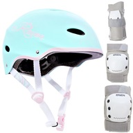 RAVEN Set Helma F511 Mint/Pink M + chrániče M RAVEN Set Helma F511 Mint/Pink M + chrániče M