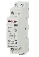 ADELID MODULÁRNY STYKAČ 230V 25A 1P 1F 2NO 2Z ADELID MODULÁRNY STYKAČ 230V 25A 1P 1F 2NO 2Z