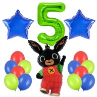 Bing Balloon Sada balónikov Bing Digit k 5. narodeninám Bing Balloon Sada balónikov Bing Digit k 5. narodeninám