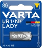 Alkalická batéria Varta LR1 LADY 10 ks.