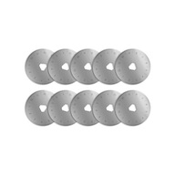 Kruhová čepeľ noža 45 mm rovné rezanie 10 ks. Kruhová čepeľ noža 45 mm rovné rezanie 10 ks.