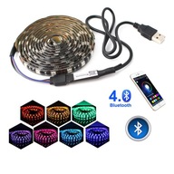 LED RGB USB BLUETOOTH 2M PÁSKA TV PODSVIETENIE 5V