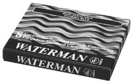 Štandardné zásobníky pera Waterman dlhé 8ks čierne Štandardné zásobníky pera Waterman dlhé 8ks čierne