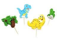OZDOBENIE CUKROVEJ FINIKÁRKY TOPPER DINOSAUR 4 ks OZDOBENIE CUKROVEJ FINIKÁRKY TOPPER DINOSAUR 4 ks
