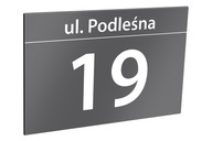 Adresná tabuľa s číslom domu 40 x 30 cm Adresná tabuľa s číslom domu 40 x 30 cm