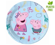 Papierové tanieriky Peppa Pig pre deti, 8 ks Papierové tanieriky Peppa Pig pre deti, 8 ks