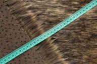Umelá kožušina Vlas 50/90 mm Farba hnedá s béžovou