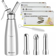 PROFESIONÁLNY KRÉMOVÝ SIPHON 1L + NÁPLŇ 150 N2O PROFESIONÁLNY KRÉMOVÝ SIPHON 1L + NÁPLŇ 150 N2O