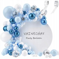 Sada BLUE balóny chlapec krst jeden rok staré narodeniny balóny dieťa pozadia Sada BLUE balóny chlapec krst jeden rok staré narodeniny balóny dieťa pozadia