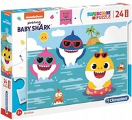 PUZZLE MAXI 24 KUSOV. BABY SHARK SUPER COLOR 3+ PUZZLE MAXI 24 KUSOV. BABY SHARK SUPER COLOR 3+