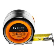 Valcovaná oceľová páska meria 8 mx 25 mm autostop magnet Neo