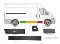 DUCATO BOXER JUMPER MAXI L4 PRAVÝ BOČNÝ PÁS