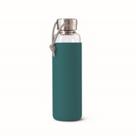 BLACK+BLUM Sklenená fľaša na vodu 600ml, farba mora BLACK+BLUM Sklenená fľaša na vodu 600ml, farba mora