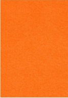 Ozdobná plsť 1-1,2 mm 20x30cm oranžová