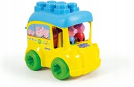 BLOKY Autobus PEPPA PIG s blokmi CLEMENTONI BLOKY Autobus PEPPA PIG s blokmi CLEMENTONI