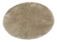 Protišmykový kúpeľňový koberec Plyšový kruh160