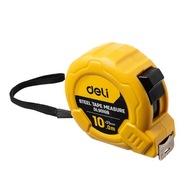 Zvinovací meter Deli Tools EDL9010B, 10m/25mm (žltý)