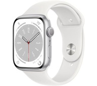 Inteligentné GPS hodinky Apple Watch Series 8 45 mm strieborné