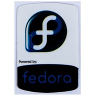 Samolepka Powered by Fedora 19 x 28 mm