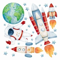 VESMÍRNE AKVARELOVÉ NÁLEPKY NA STENU PLANET XL VESMÍRNE AKVARELOVÉ NÁLEPKY NA STENU PLANET XL