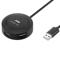 Ugreen HUB 4v1 USB-A - 4xUSB-A 2.0 480Mb/s 1m čierny