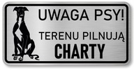 Pozor pes Výstražné znamenie Chrty Pozor pes Výstražné znamenie Chrty