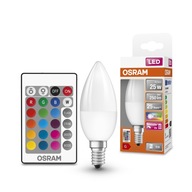 LED žiarovka na sviečku 4,2W 25W E14 OSRAM RGB Pilot LED žiarovka na sviečku 4,2W 25W E14 OSRAM RGB Pilot