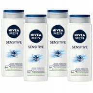 NIVEA MEN pánsky sprchový gél set 4x500ml NIVEA MEN pánsky sprchový gél set 4x500ml