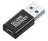 Silver Monkey adaptér USB-C - USB 3.1 (OTG) čierny Silver Monkey adaptér USB-C - USB 3.1 (OTG) čierny