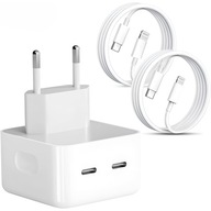 NABÍJAČKA pre IPHONE IPHONE 2X USB C 35W + 2 KÁBLE NABÍJAČKA pre IPHONE IPHONE 2X USB C 35W + 2 KÁBLE