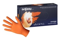 Nitrilové rukavice, pevné, HRUBÉ, odolné, GRIPZZLY, oranžové, '50 XXL Nitrilové rukavice, pevné, HRUBÉ, odolné, GRIPZZLY, oranžové, '50 XXL