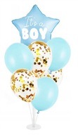 sada BABY SPRCHOVÝCH DEKORÁCIÍ balónov, stojan na balóny, modré balóny sada BABY SPRCHOVÝCH DEKORÁCIÍ balónov, stojan na balóny, modré balóny