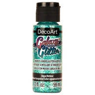 GLITTER PAINT Galaxy Glitter DecoArt Aqua Meteor GLITTER PAINT Galaxy Glitter DecoArt Aqua Meteor