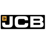 Nálepka s logom JCB LOADER bager MACHINE 85 CM