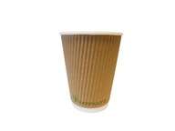 Ekologické vlnité poháre 350 ml, priemer 90 mm, 25 ks. Ekologické vlnité poháre 350 ml, priemer 90 mm, 25 ks.