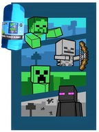 Minecraft fleecová deka pre deti 100x150 deka Minecraft fleecová deka pre deti 100x150 deka