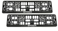 RÁM RÁM NA ŠPZ SKODA LISTEK + RÁM - SADA 2 ks RÁM RÁM NA ŠPZ SKODA LISTEK + RÁM - SADA 2 ks