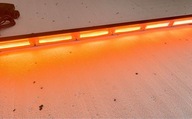 Oranžová LED výstražná lampa 12-24V 88 cm