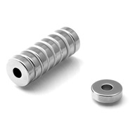 Neodymový prstencový magnet MP 17X6X5 N42 10 kusov Silný Neodymový prstencový magnet MP 17X6X5 N42 10 kusov Silný